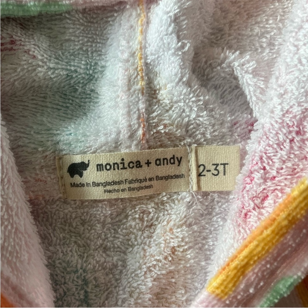 EUC Monica + Andy 3T Girl Popsicle Tankini & Terry Cloth Coverup Swim Set - Picture 8 of 8